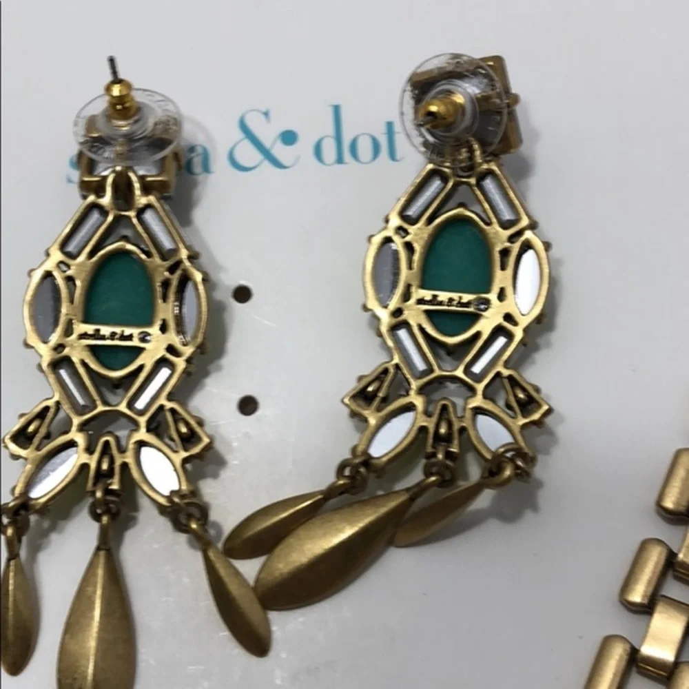 Stella & Dot Palmia Necklace & Jardin Earrings